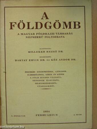 A Földgömb 1934. februárius