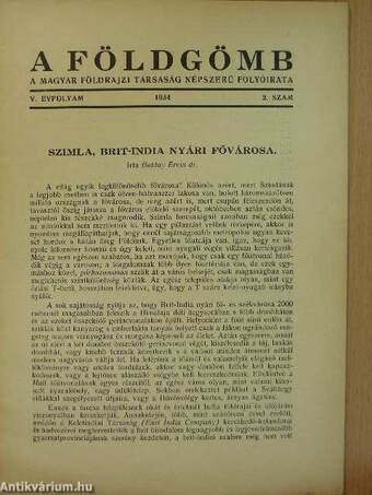 A Földgömb 1934. februárius