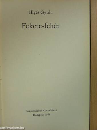 Fekete-fehér