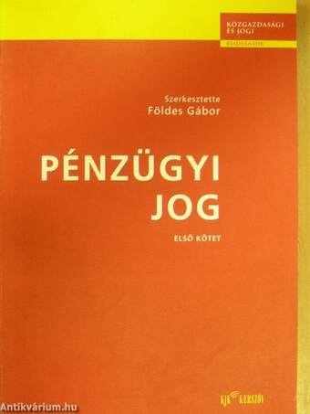 Pénzügyi jog 1-2.