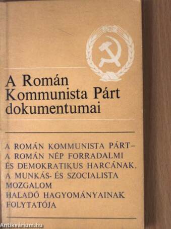 A Román Kommunista Párt dokumentumai