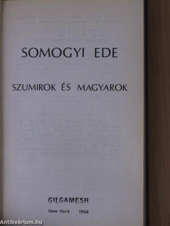 Szumirok és magyarok