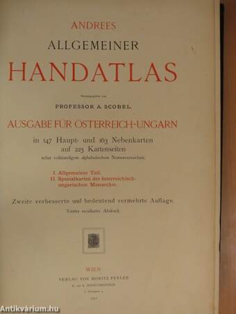 Andrees Neuer Allgemeiner und Österreichisch-Ungarischer Handatlas