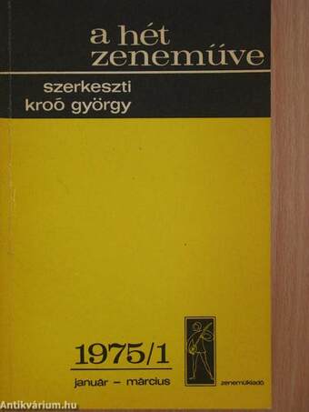 A hét zeneműve 1975/1-4.