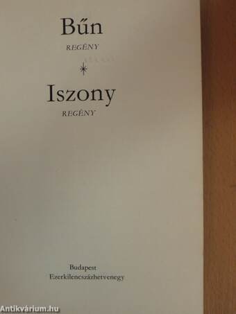 Bűn/Iszony