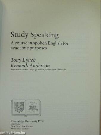 Study Speaking