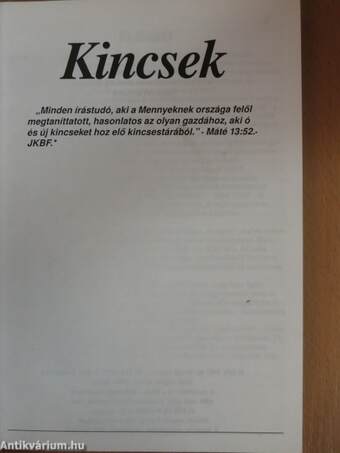 Kincsek