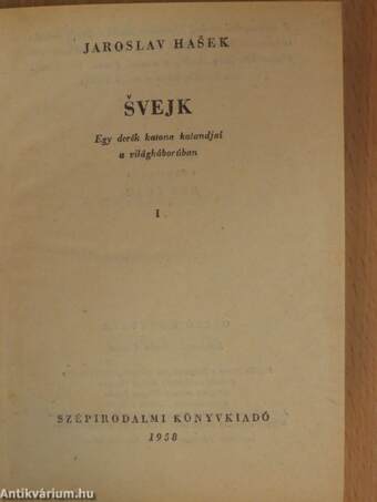 Svejk I-II.