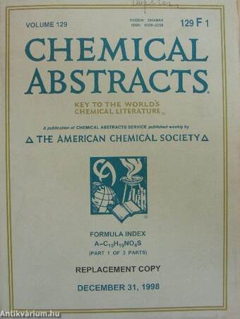 Chemical Abstracts July-December, 1998