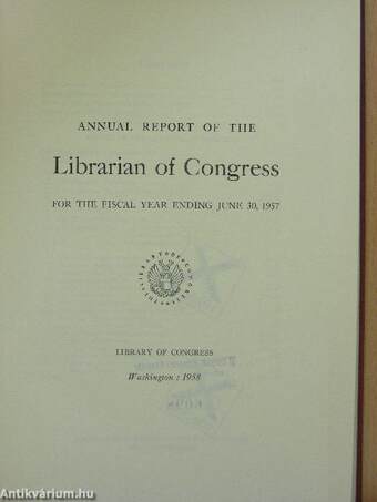 Annual report of the Librarian of Congress