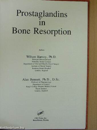 Prostaglandins in Bone Resorption