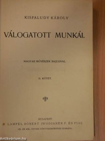 Kisfaludy Károly válogatott munkái II.