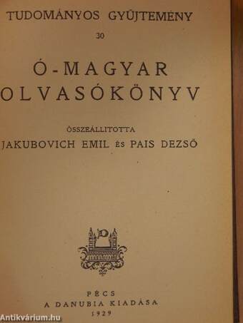 Ó-magyar olvasókönyv