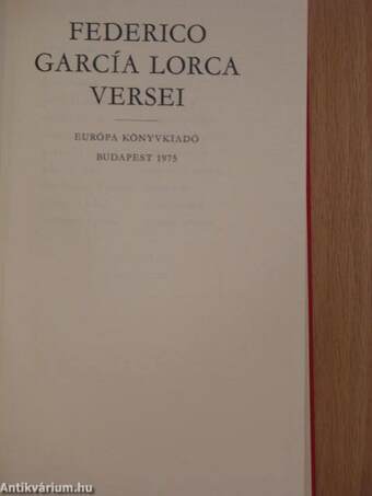 Federico García Lorca versei