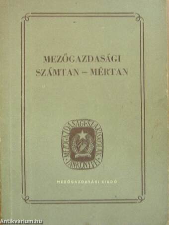 Mezőgazdasági számtan-mértan