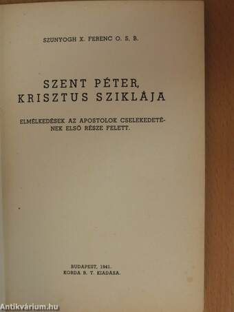 Szent Péter, Krisztus sziklája