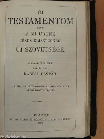 Szent Biblia