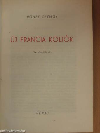 Új francia költők