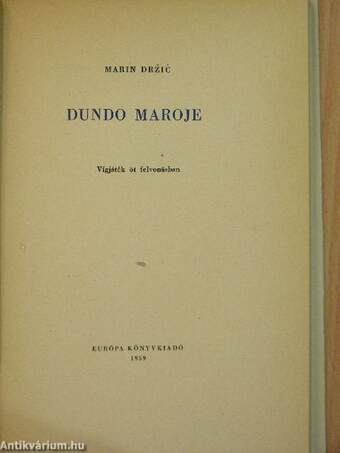 Dundo Maroje