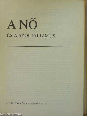 A nő és a szocializmus