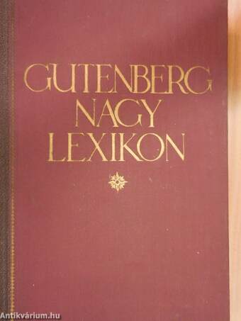 Gutenberg Nagy Lexikon I. (töredék)