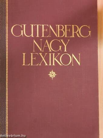 Gutenberg Nagy Lexikon VI. (töredék)