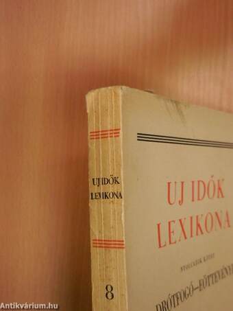 Uj idők lexikona 8. (töredék)