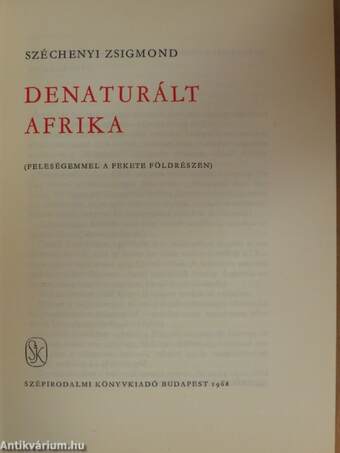 Denaturált Afrika