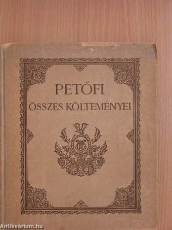 Petőfi összes költeményei I-II.