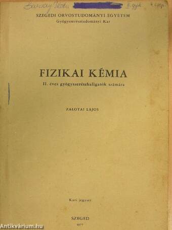 Fizikai kémia