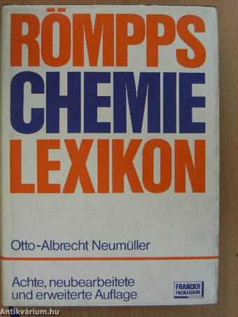 Römpps Chemie-Lexikon 1-6.