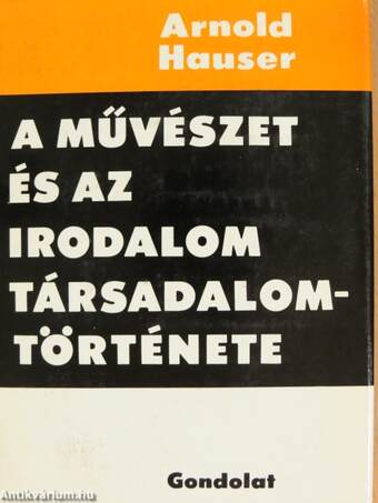 A művészet és az irodalom társadalomtörténete I-II.