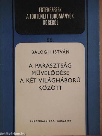 A parasztság művelődése a két világháború között