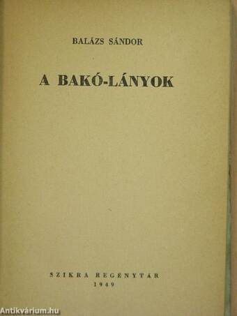 A Bakó-lányok