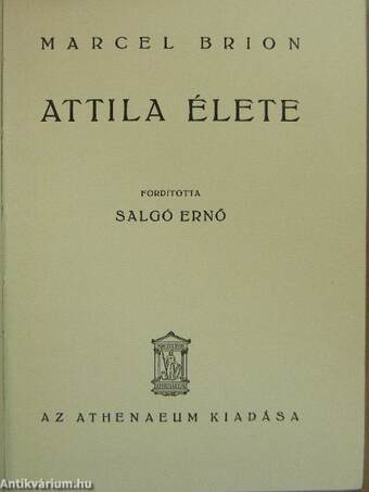 Attila élete