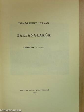 Barlanglakók