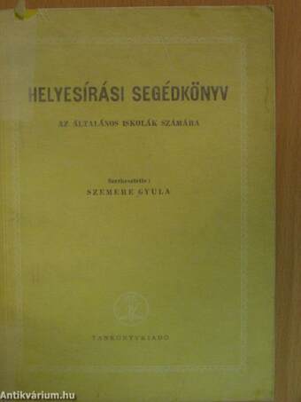 Helyesírási segédkönyv