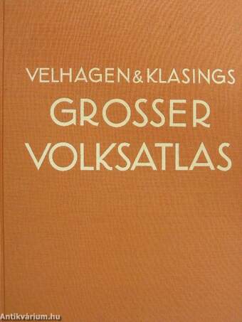 Velhagen & Klasings grosser volks-atlas