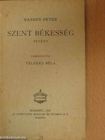 Szent békesség