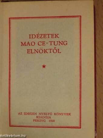 Idézetek Mao Ce-Tung elnöktől