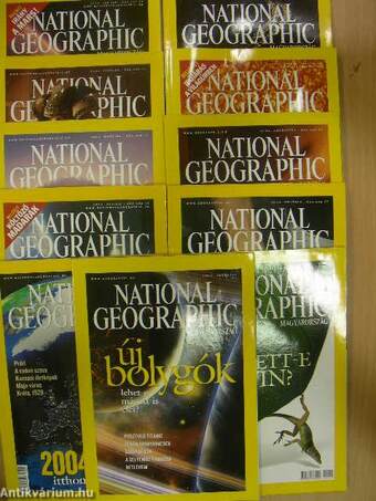 National Geographic Magyarország 2004. (nem teljes évfolyam)