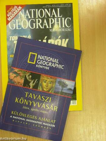 National Geographic Magyarország 2004. (nem teljes évfolyam)