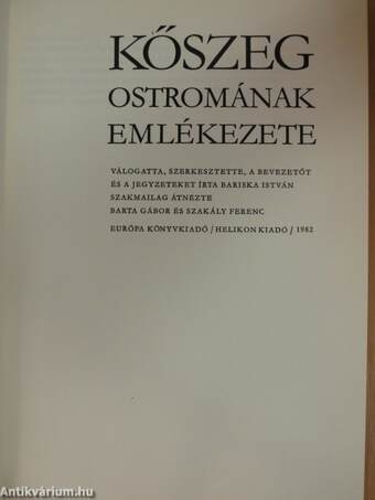 Kőszeg ostromának emlékezete