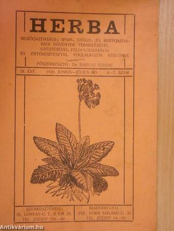 Herba 1926. junius-julius