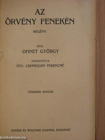 Az örvény fenekén I-III.