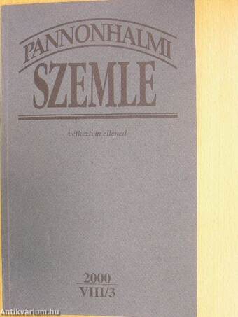 Pannonhalmi Szemle 2000/3.