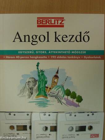 Angol kezdő - 3 db kazettával