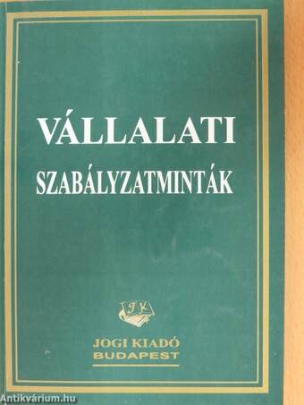 Vállalati szabályzatminták