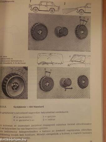 Trabant 601 személygépkocsi kezelési útmutatója