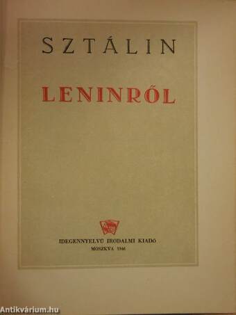 Sztálin Leninről